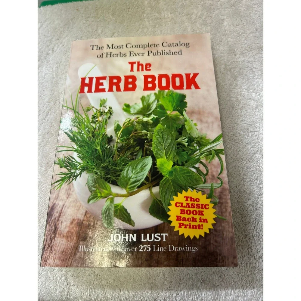 The Herb Book by John Lust Dover Publications Natural Remedy Bible Paperback
